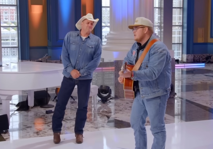 Country music star tears up during son's 'American Idol' audition: 'That's my boy!'